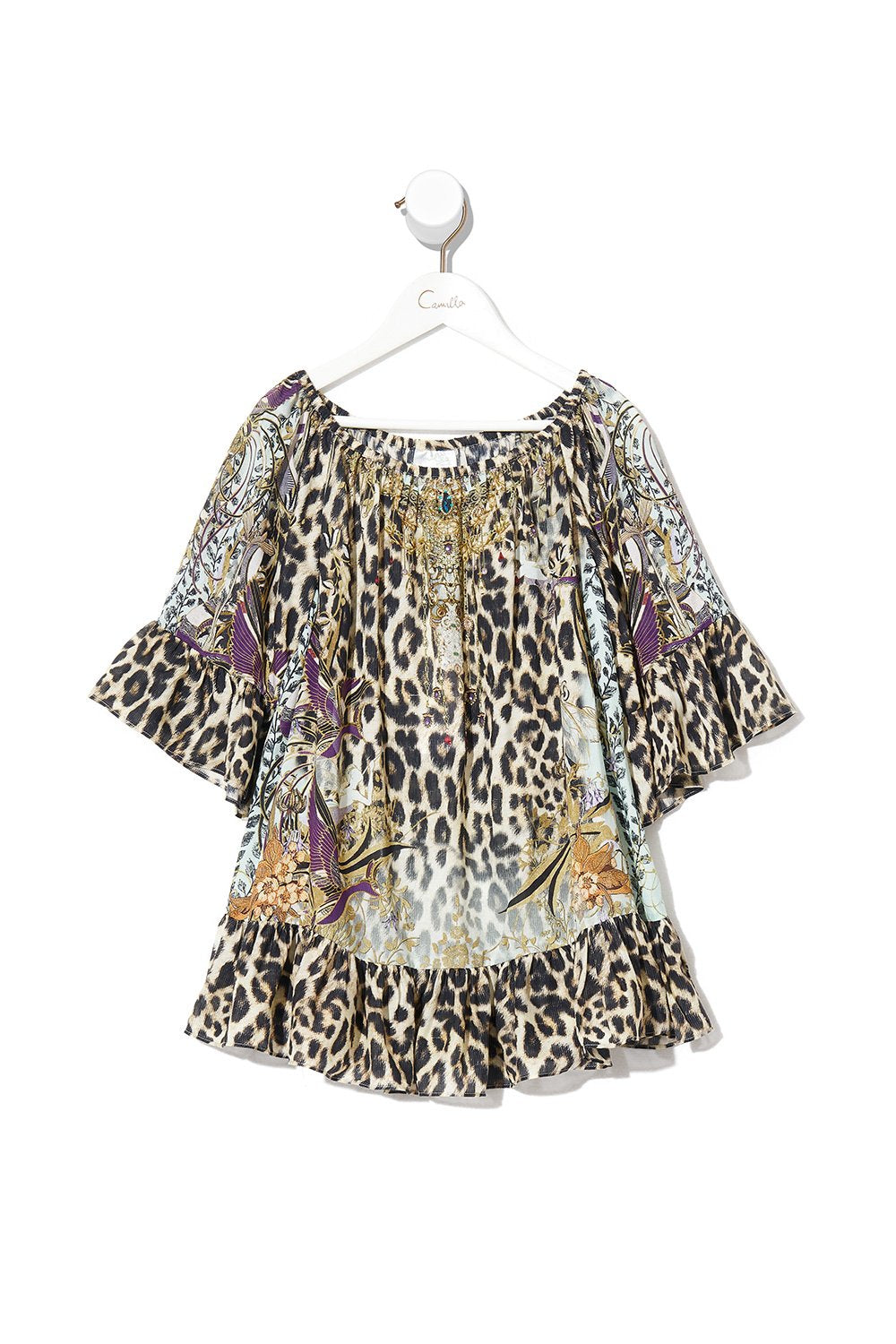 KIDS A-LINE FRILL DRESS NOMADIC NYMPH