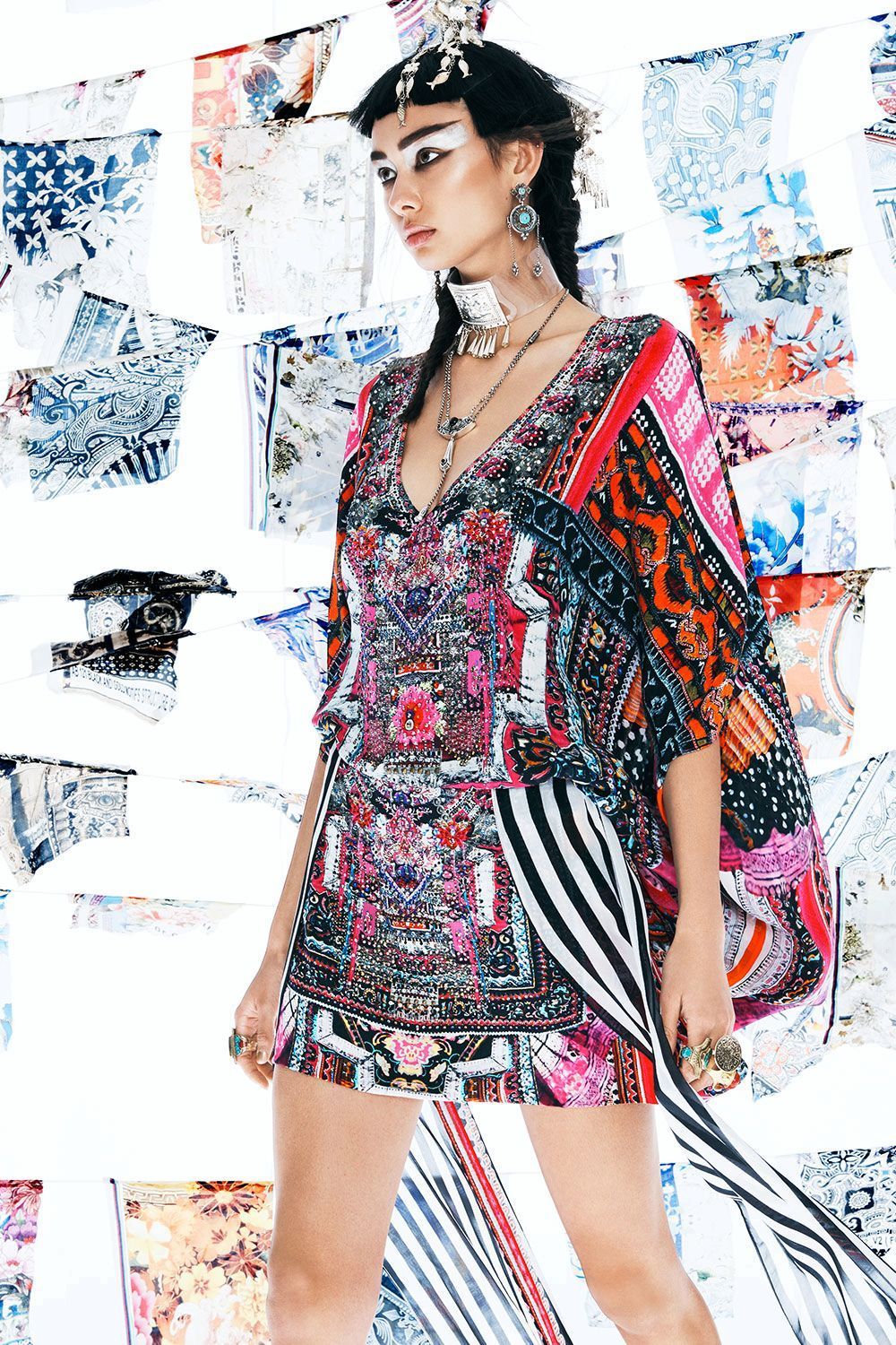 GUARDIAN OF SECRETS ROUND NECK KAFTAN