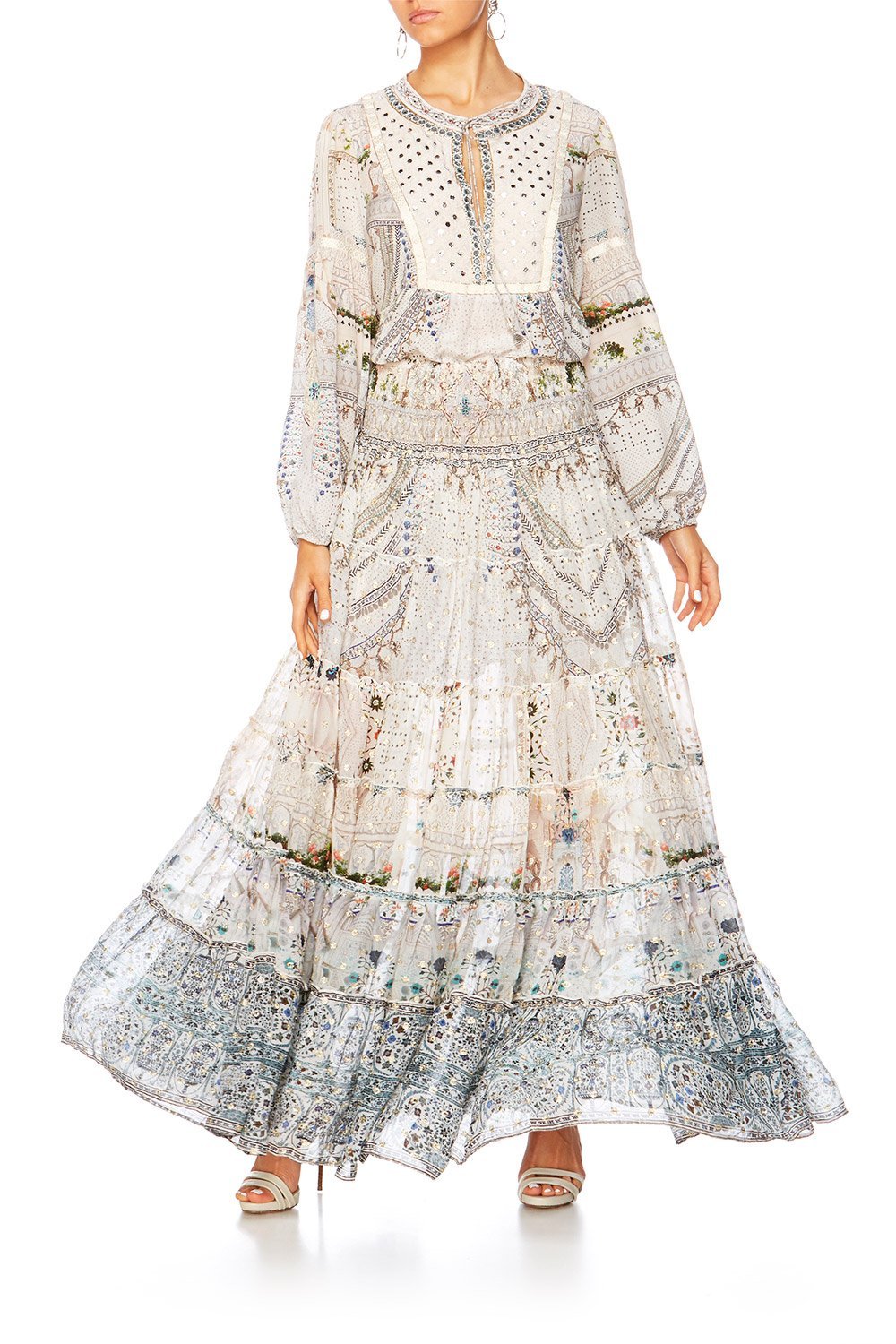 BREAKFAST WITH SILVIA LONGLINE PEASANT TOP