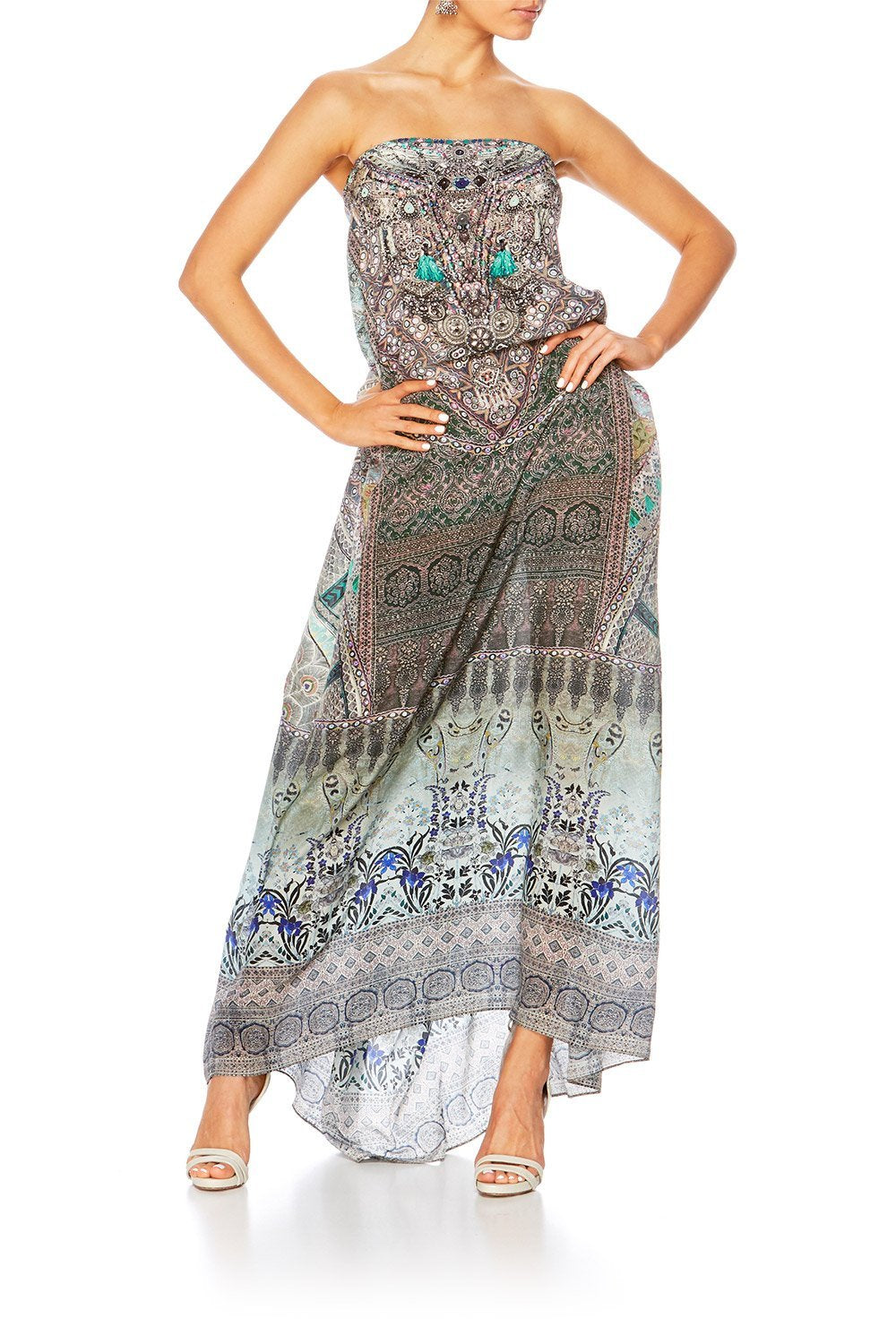 MAMAS HOME ROUND NECK KAFTAN