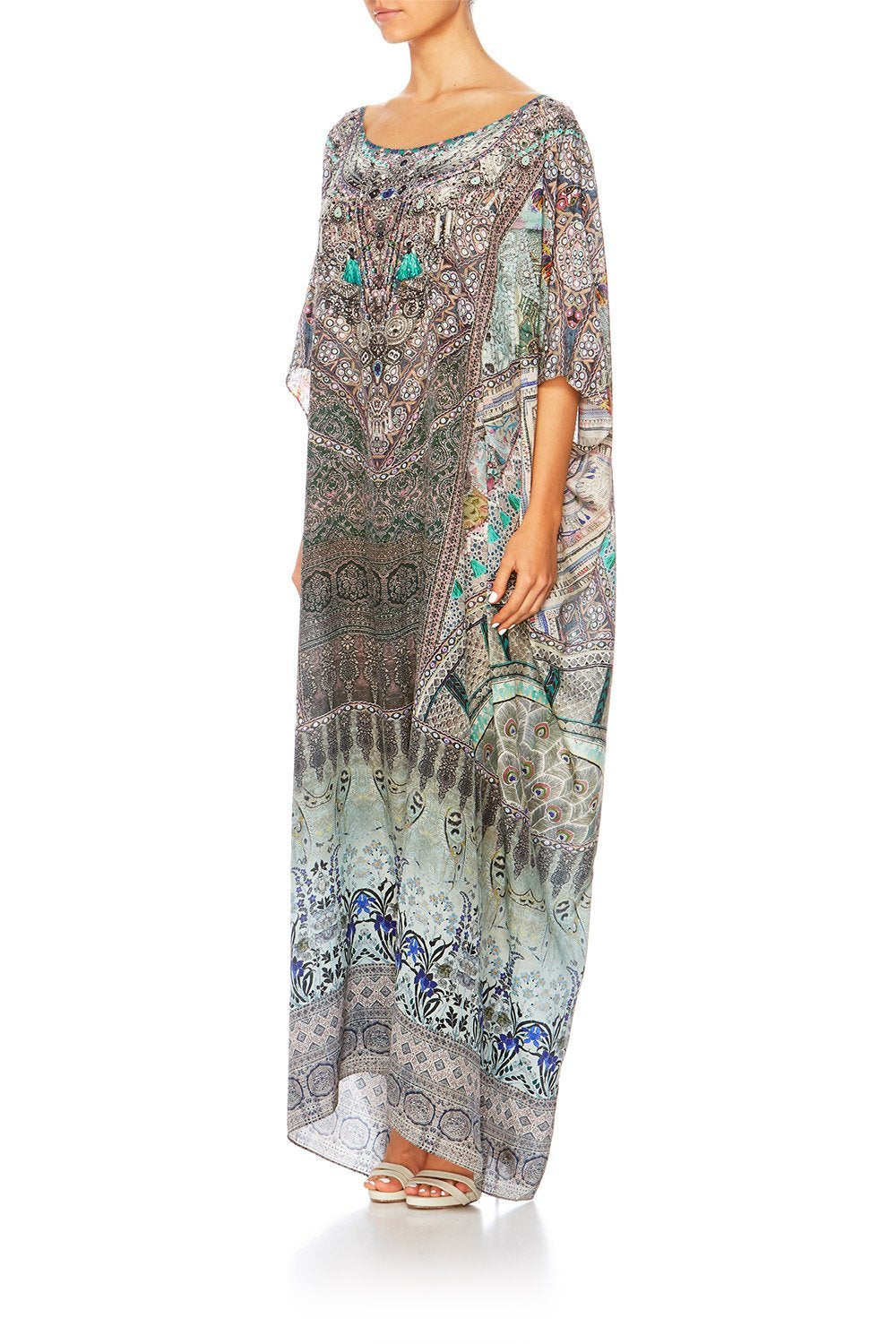 MAMAS HOME ROUND NECK KAFTAN