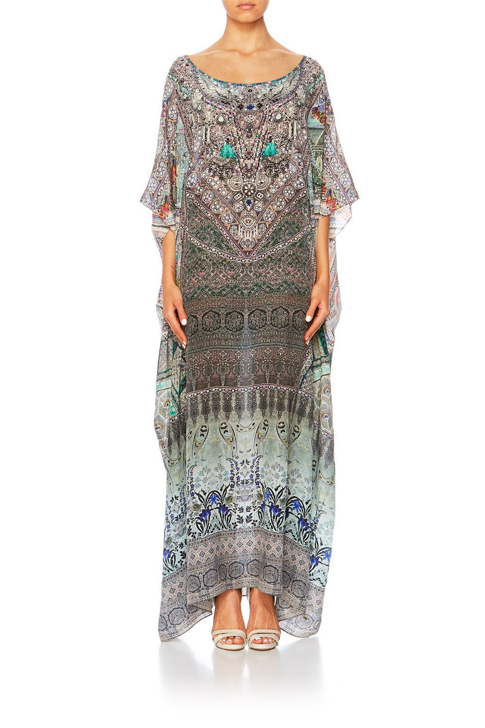 MAMAS HOME ROUND NECK KAFTAN