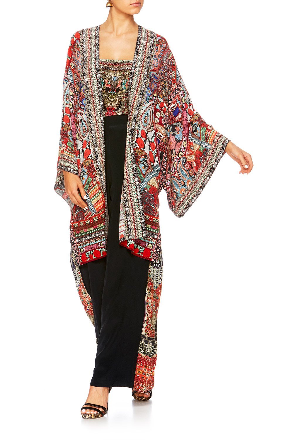 QUEEN ALIKA KIMONO W TIE BELT