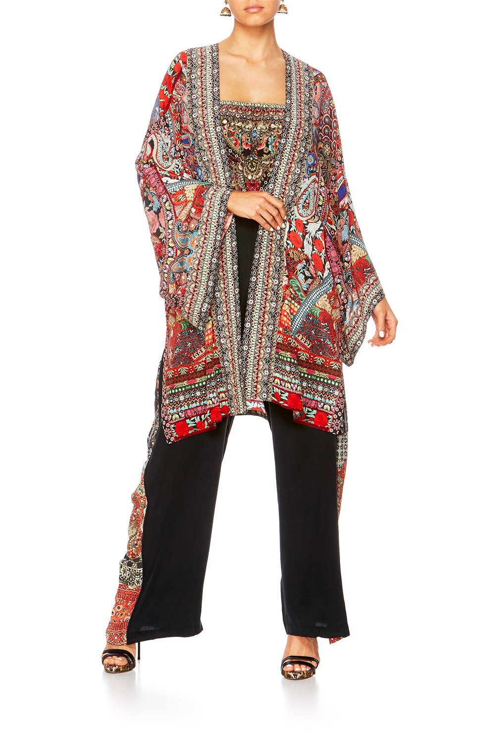 QUEEN ALIKA KIMONO W TIE BELT