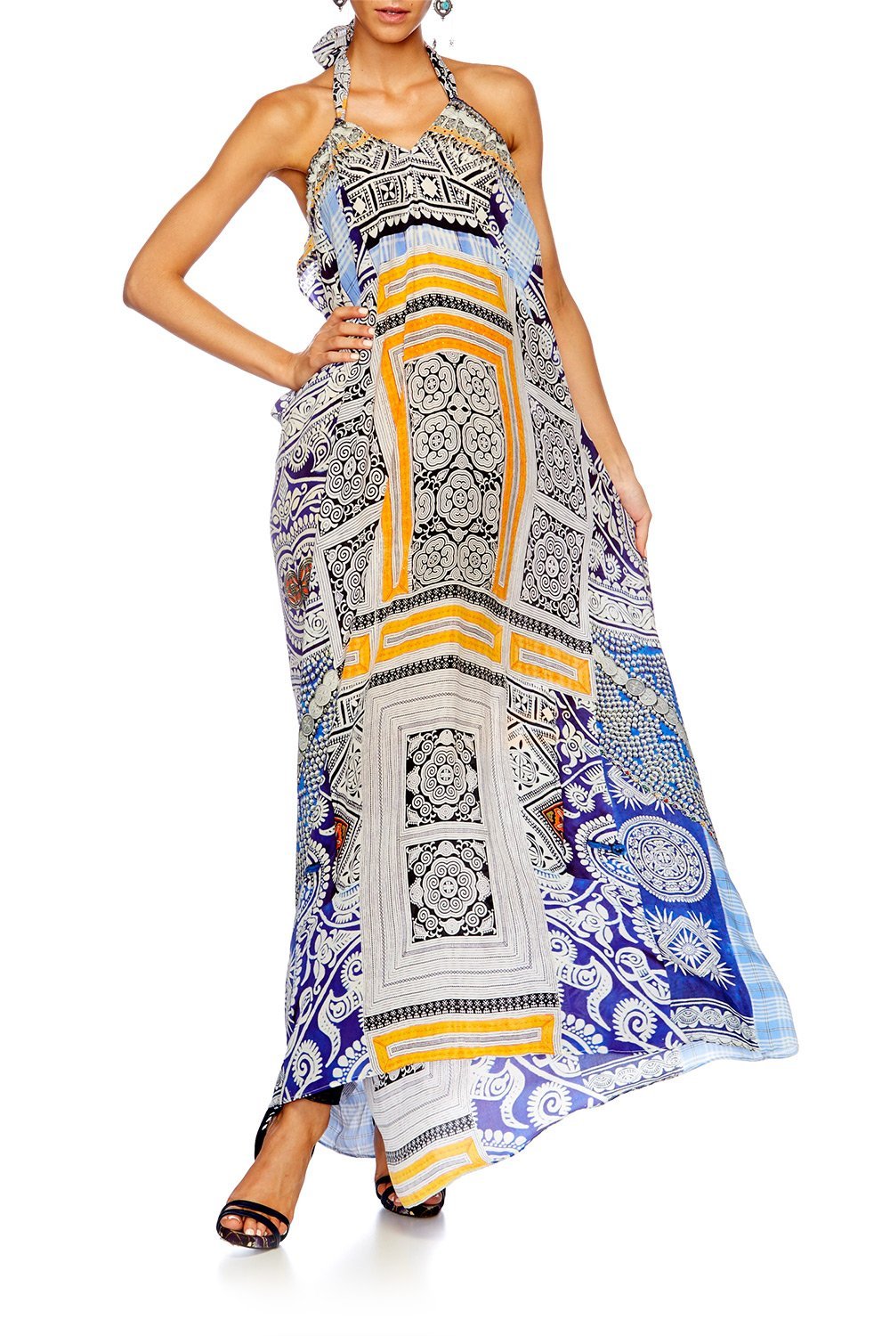 DRESS UP BOX DRAWSTRING DRESS