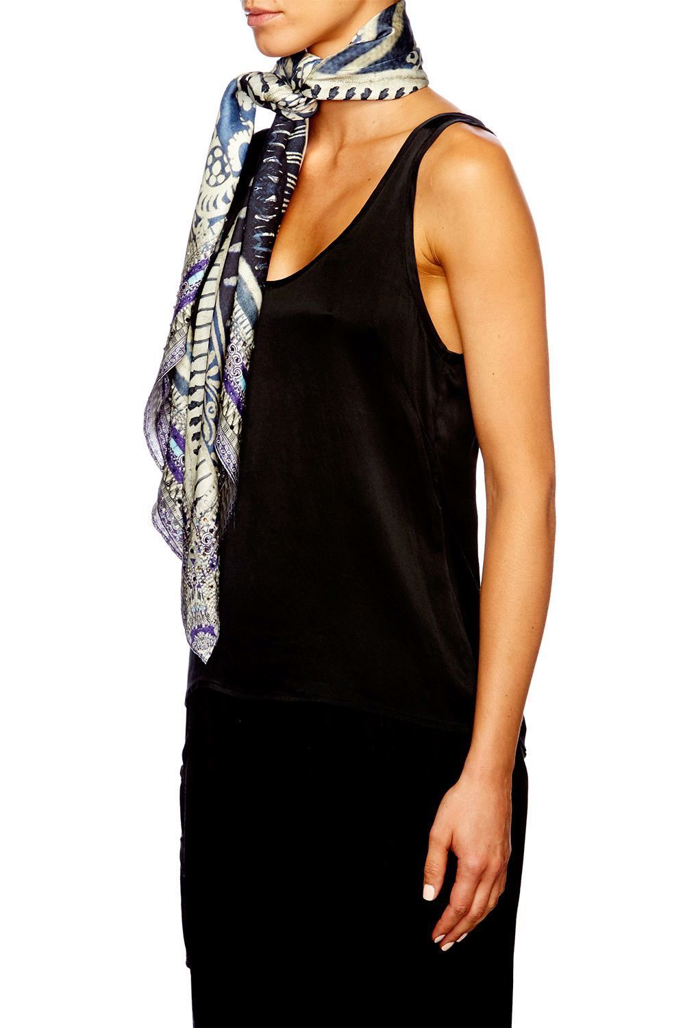 TALES OF BATIK LARGE SQUARE SCARF