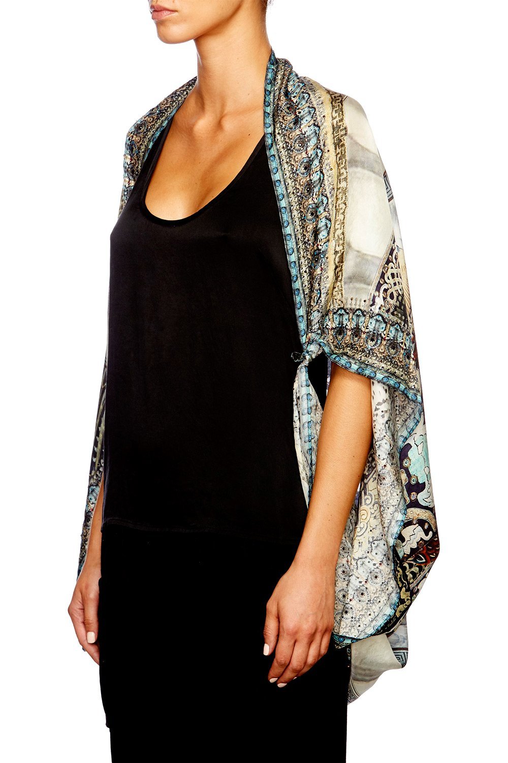 GIRL ON THE WING LARGE SQUARE SCARF