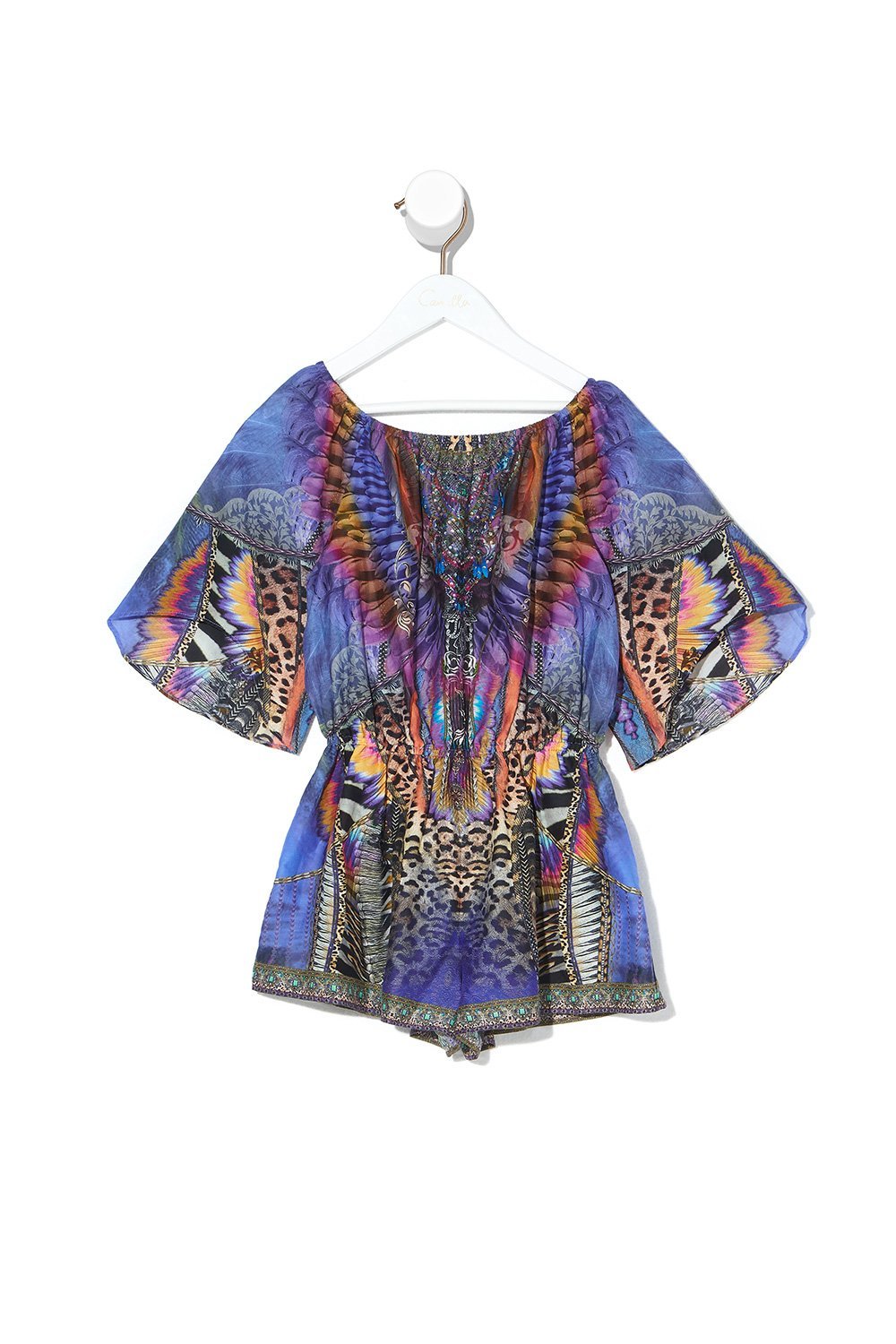 INFANTS 3/4 FLARE SLEEVE PLAYSUIT LOVE ON THE WING