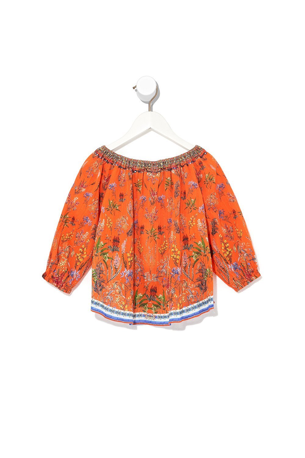 KIDS ELASTICATED NECK BLOUSE GONE COAST