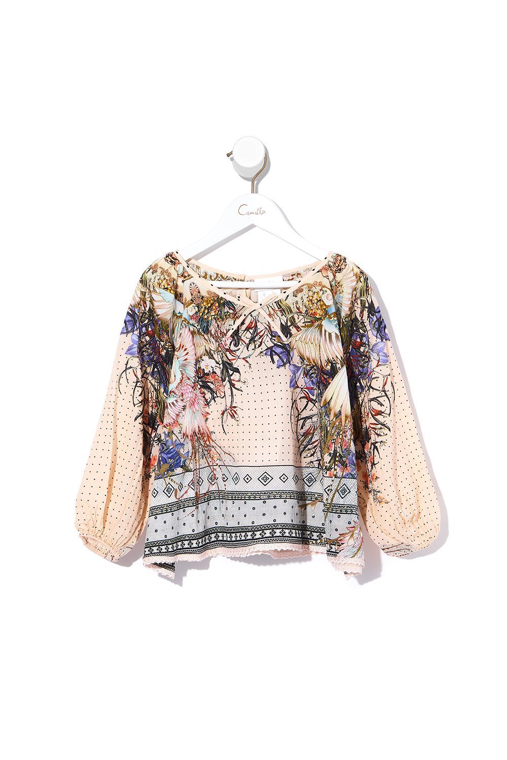 INFANTS RELAXED FIT BLOUSE KINDRED SKIES