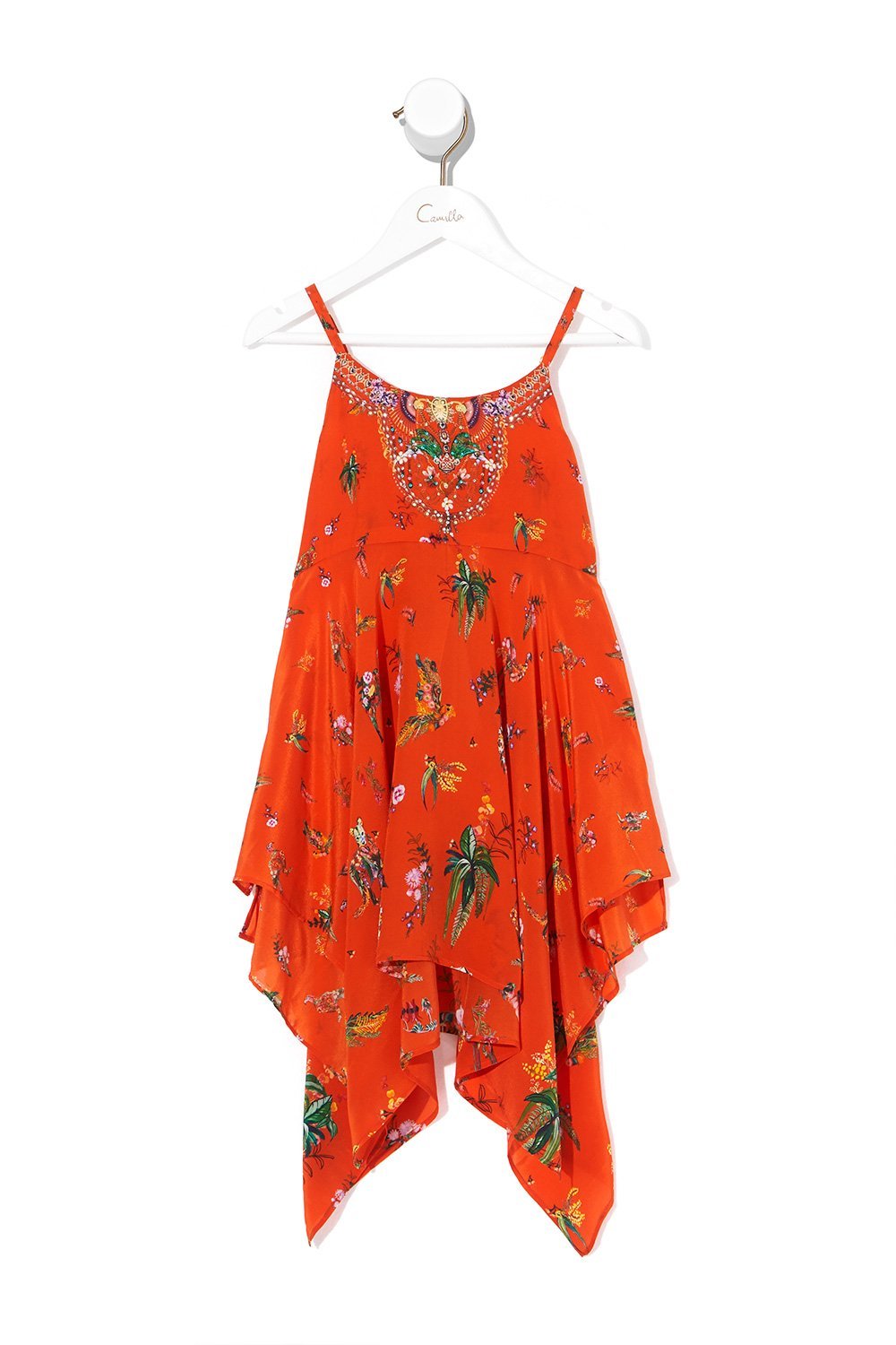 KIDS HANDKERCHIEF HEM DRESS PARADISE CIRCUS