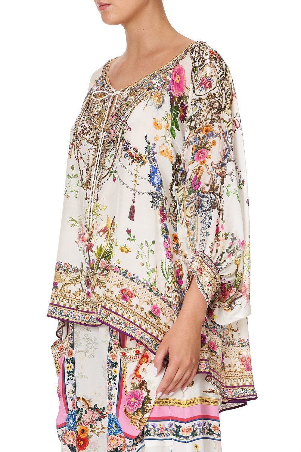 RAGLAN SLEEVE BLOUSE WITH CUFF BY THE MEADOW