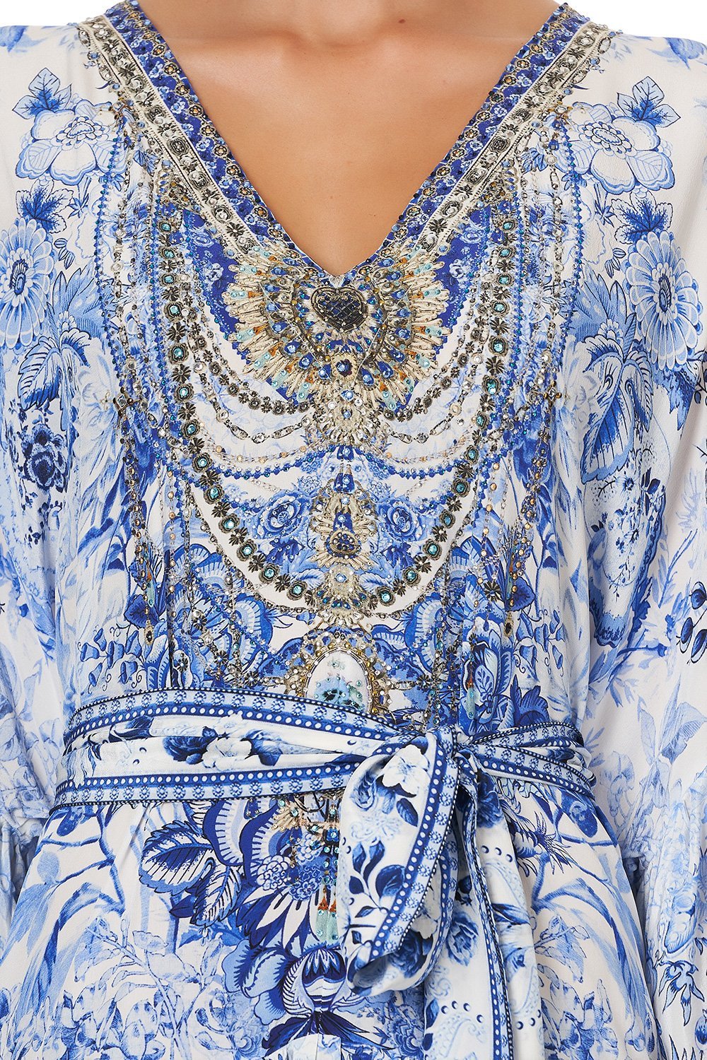 HIGH LOW RUFFLE DRESS HIGH TEA