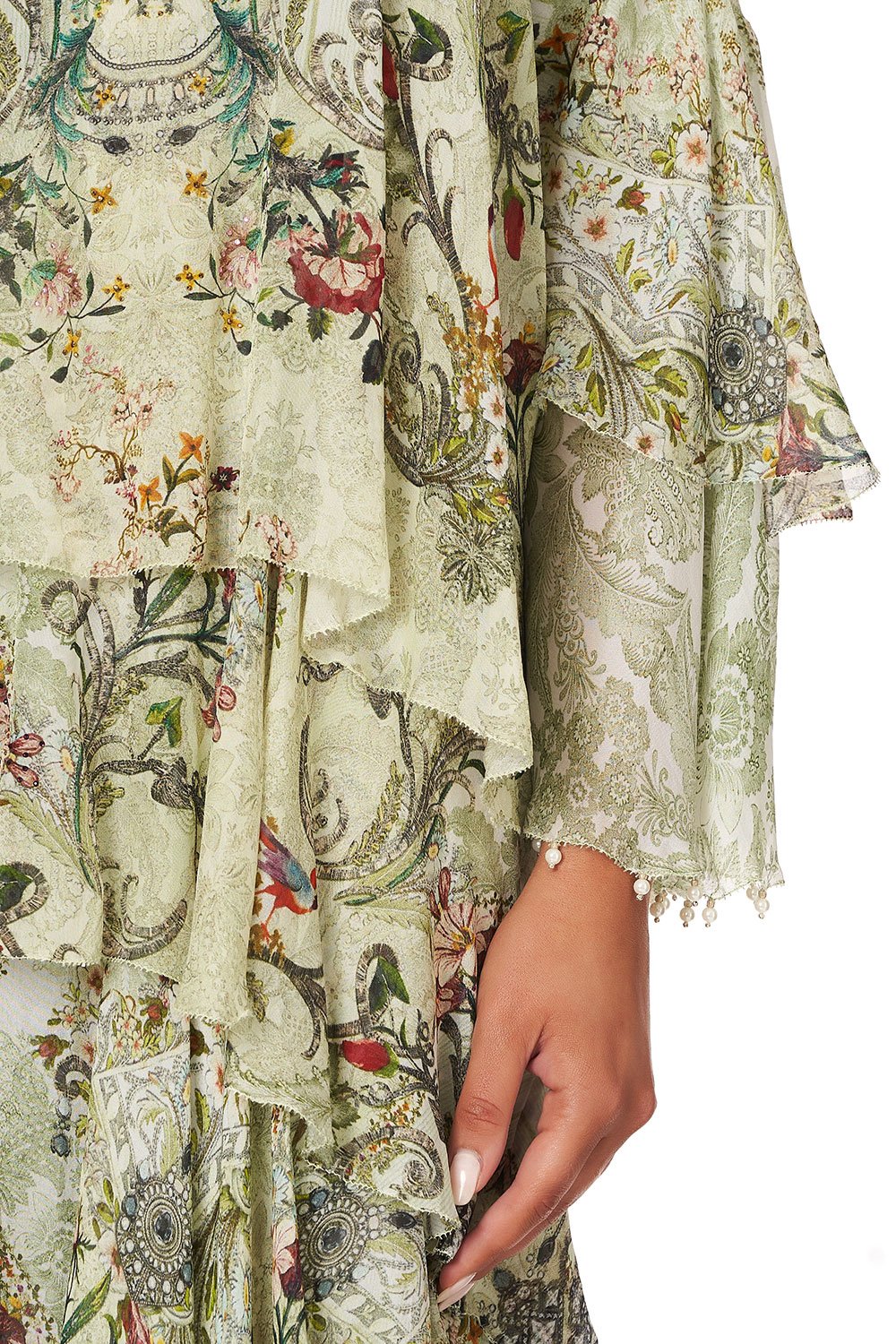 ASYMMETRICAL RUFFLE DRESS BRICK LANE BEEUTY