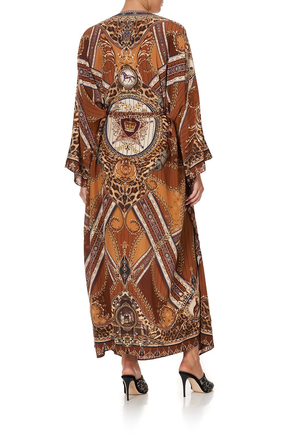 SPLIT HEM LACE UP KAFTAN LADY LODGE