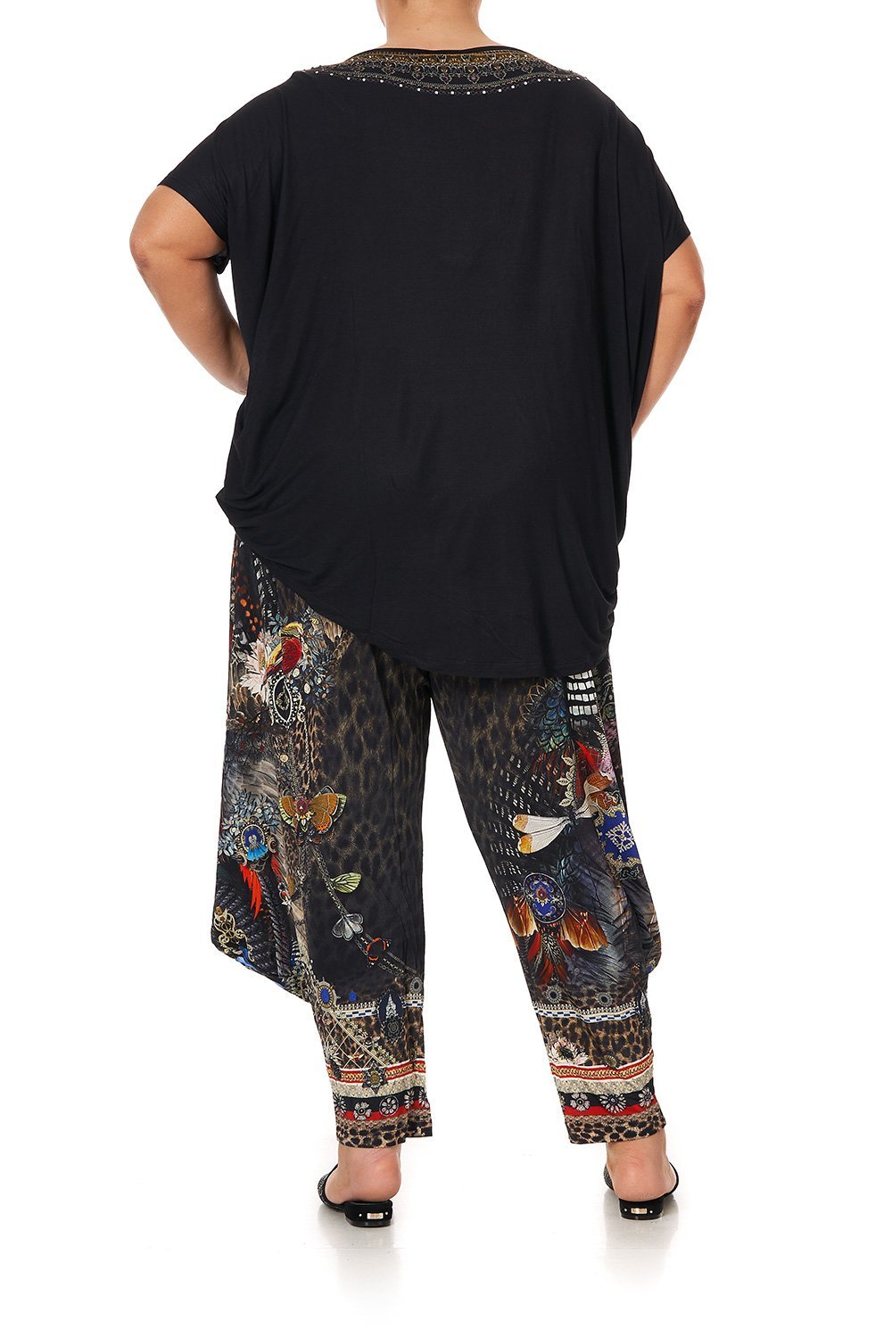 JERSEY DRAPE PANT WITH POCKET TREASURE CHASER