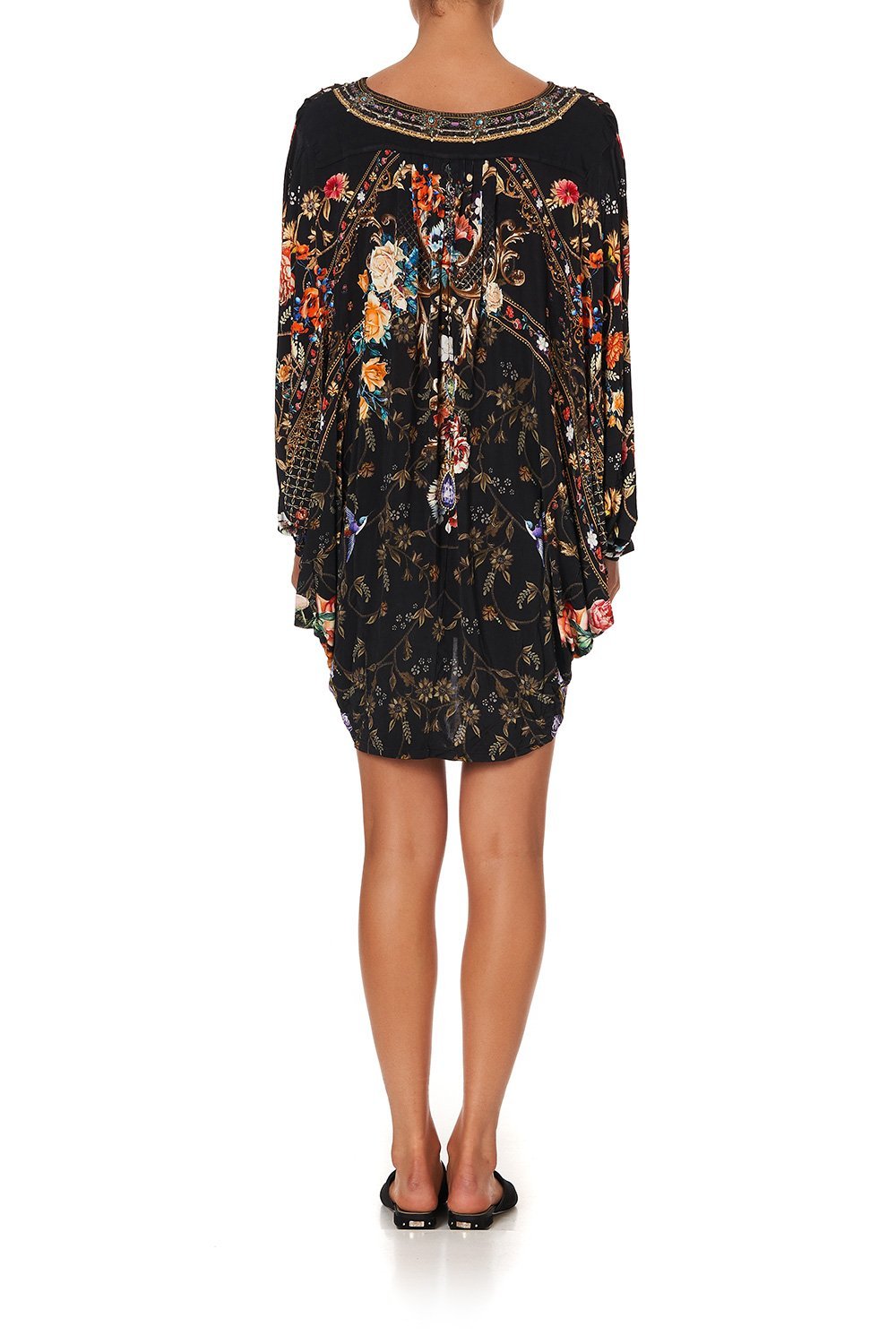 JERSEY DOLMAIN SLEEVE KAFTAN WITH YOKE BLUSHING MANOR