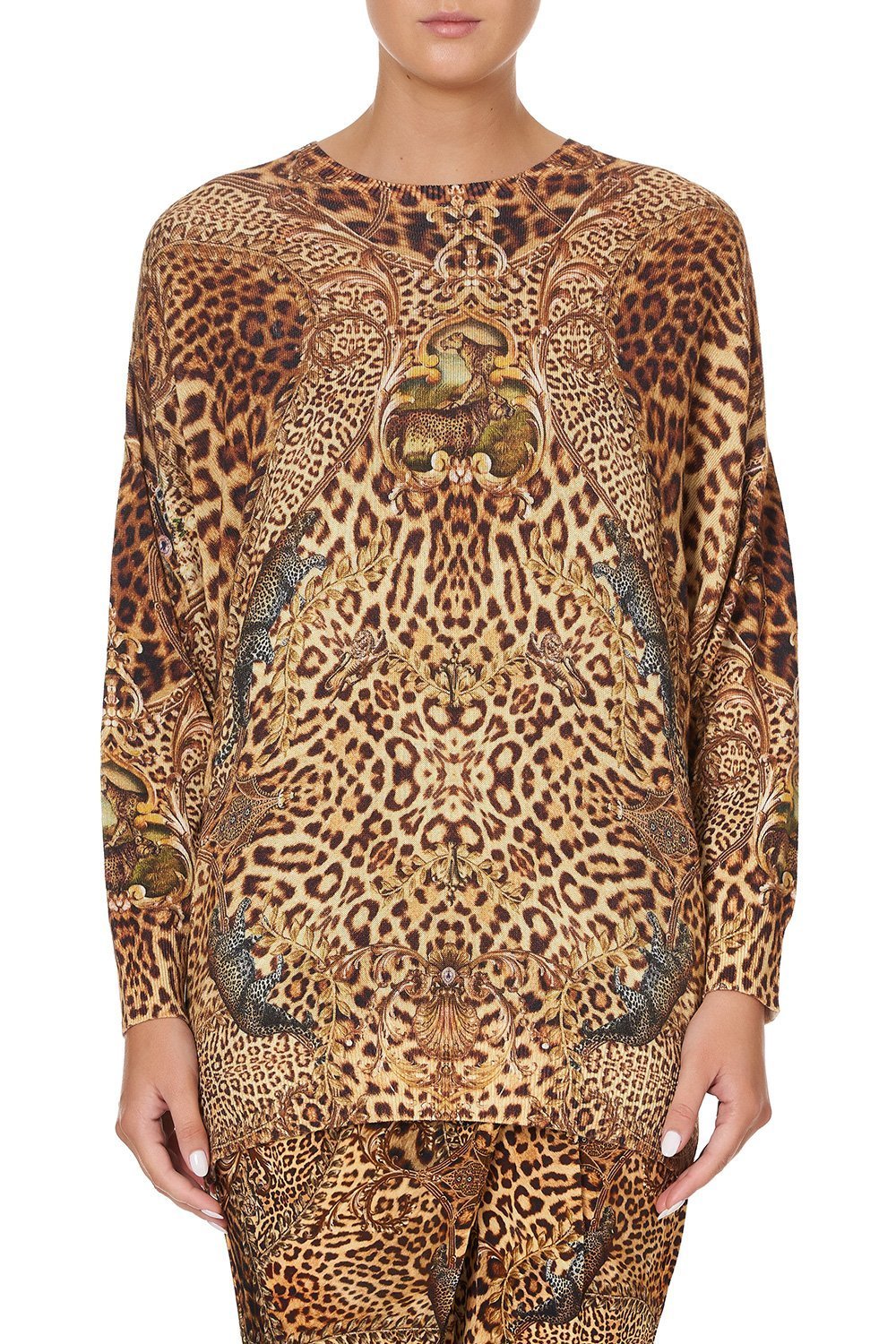 OVERSIZED DROP SHOULDER SIDE SPLIT JUMPER LADY LODGE