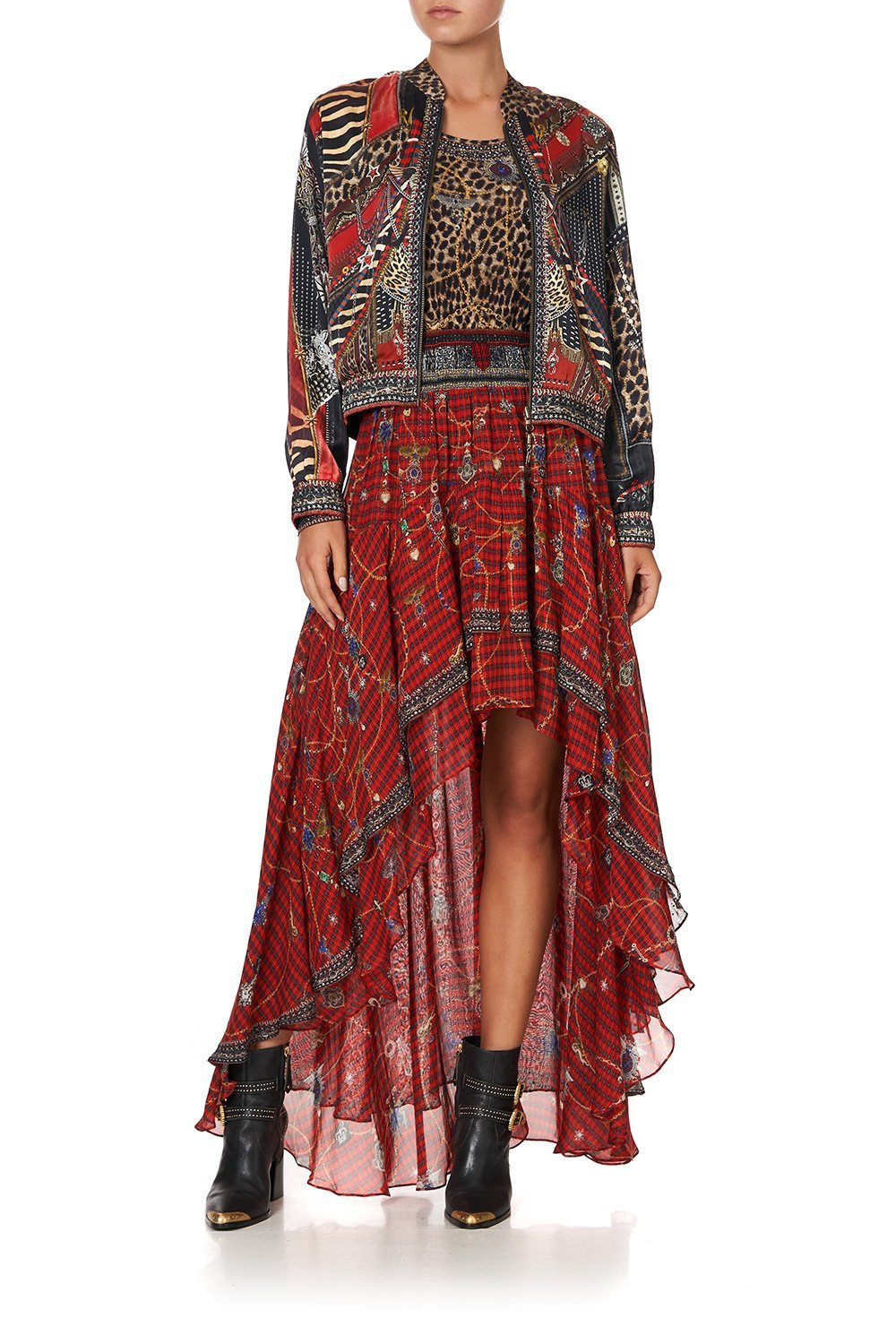 LONG SLEEVE FITTED TOP POETIC ANARCHY