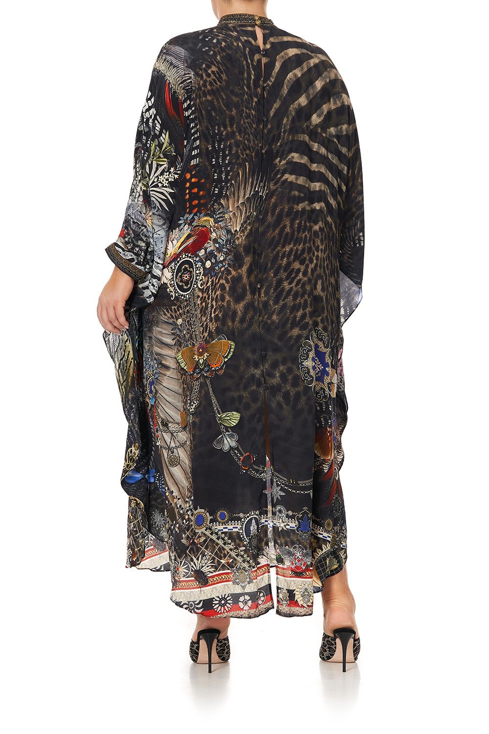 KAFTAN WITH HIGH COLLAR STAND TREASURE CHASER