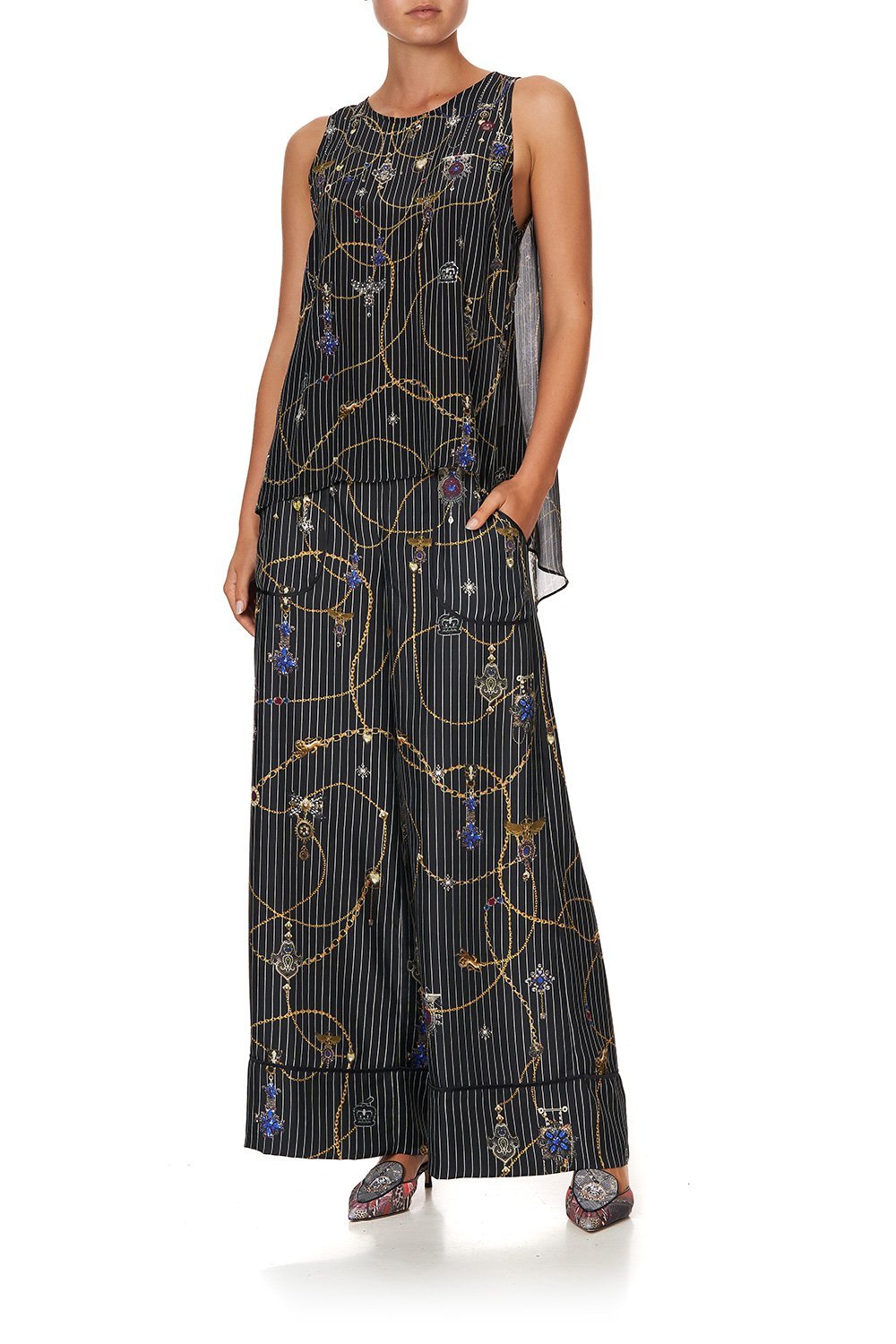 BUTTON BACK TOP PUNK OF PRIMROSE