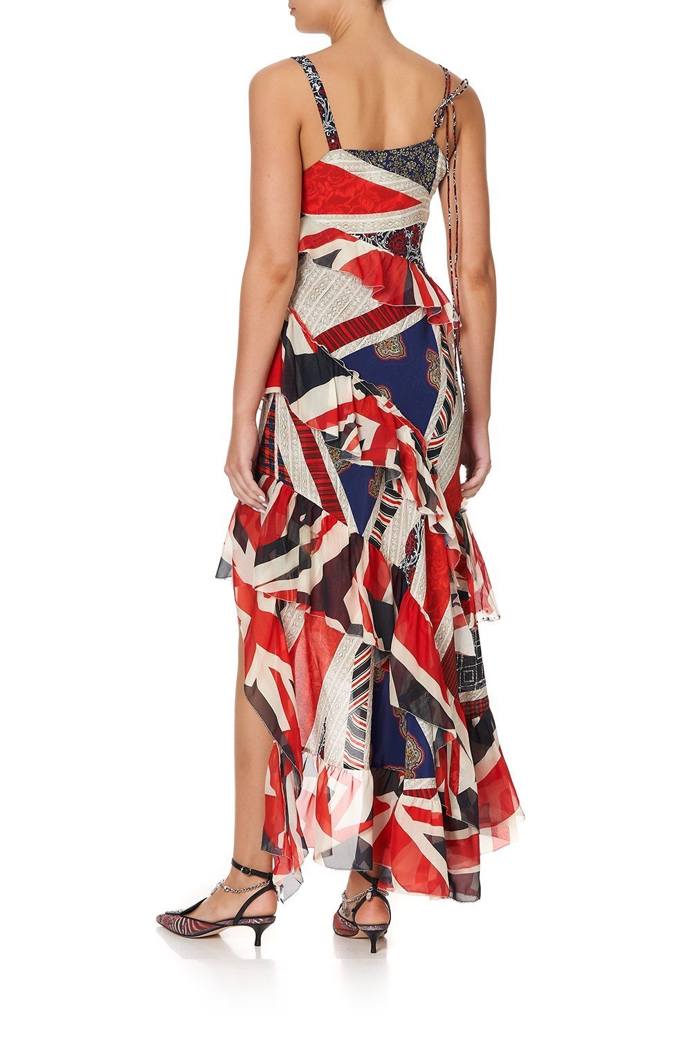 ASYMMETRIC MULTI FRILL DRESS JACK BE NIMBLE