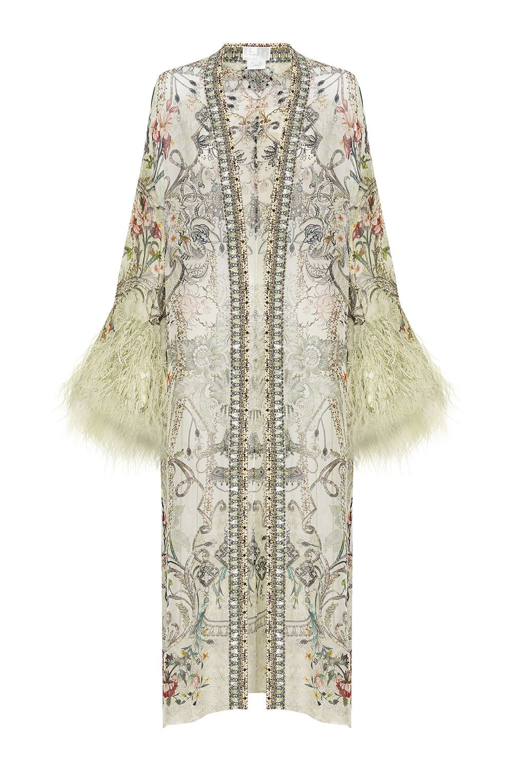 FLARE SLEEVE LONG ROBE BRICK LANE BEEUTY