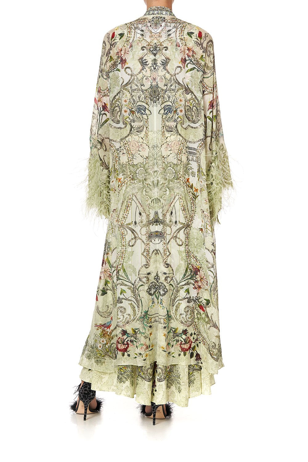 FLARE SLEEVE LONG ROBE BRICK LANE BEEUTY