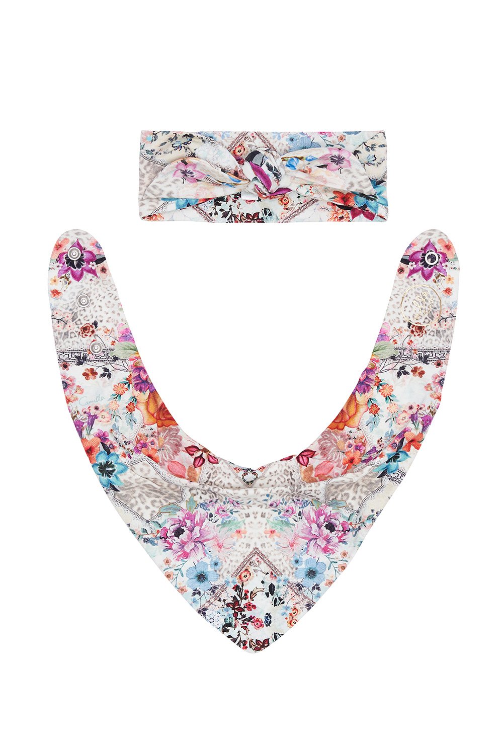 BABIES HEADBAND AND BIB SET SEW IN LOVE