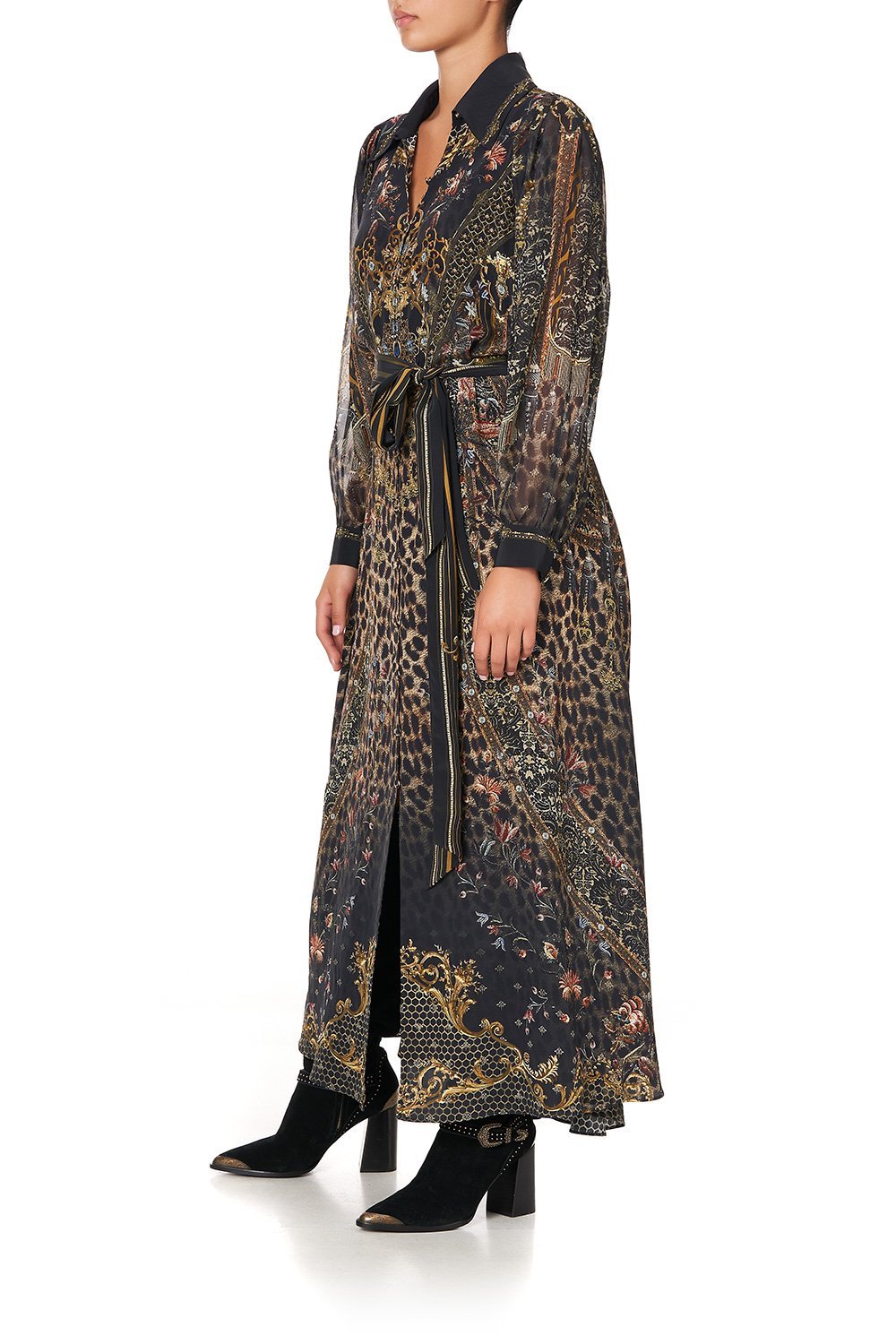 CURVED COLLAR SHIRT DRESS ABINGDON PALACE