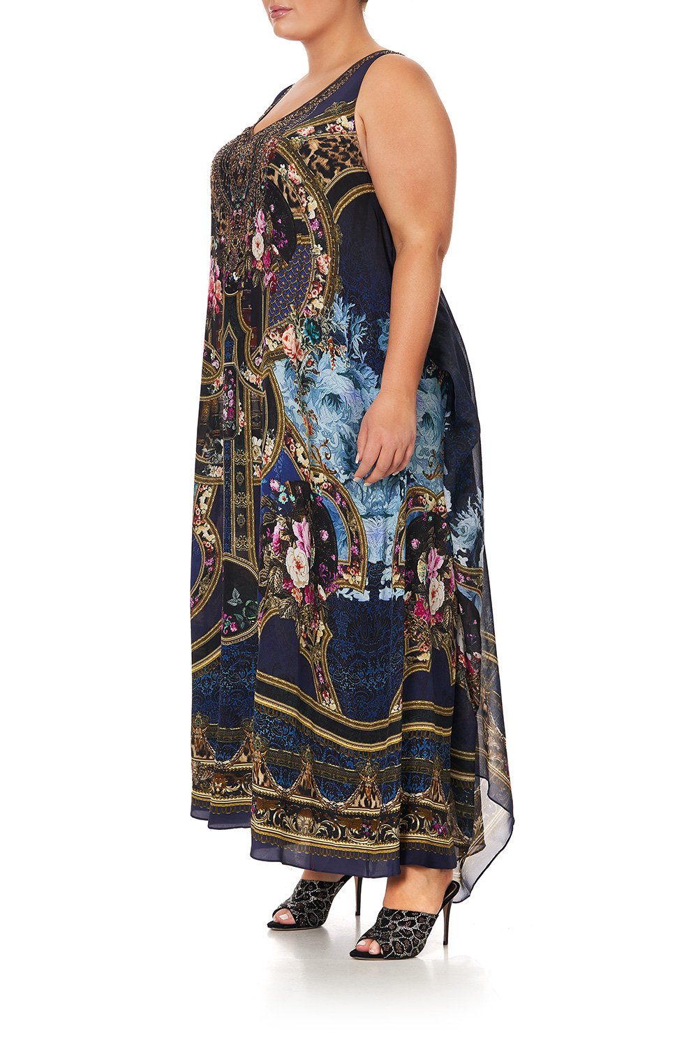 TIE FRONT MULTIWEAR DRESS FIELDS OF TREASURE