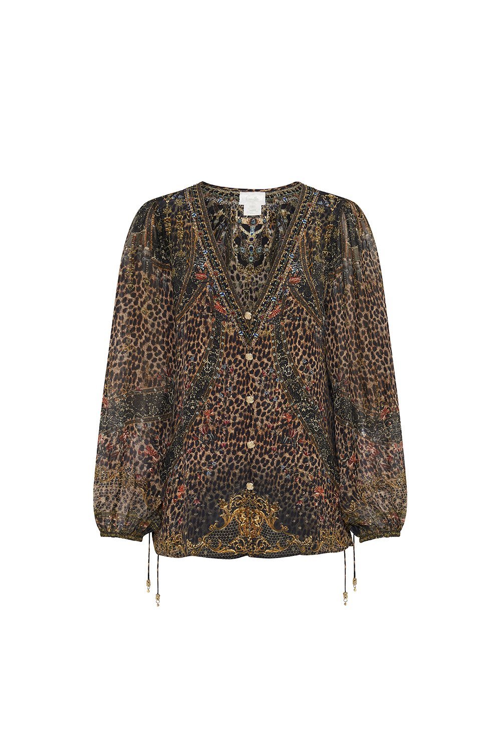 LACE UP SIDE BLOUSE ABINGDON PALACE