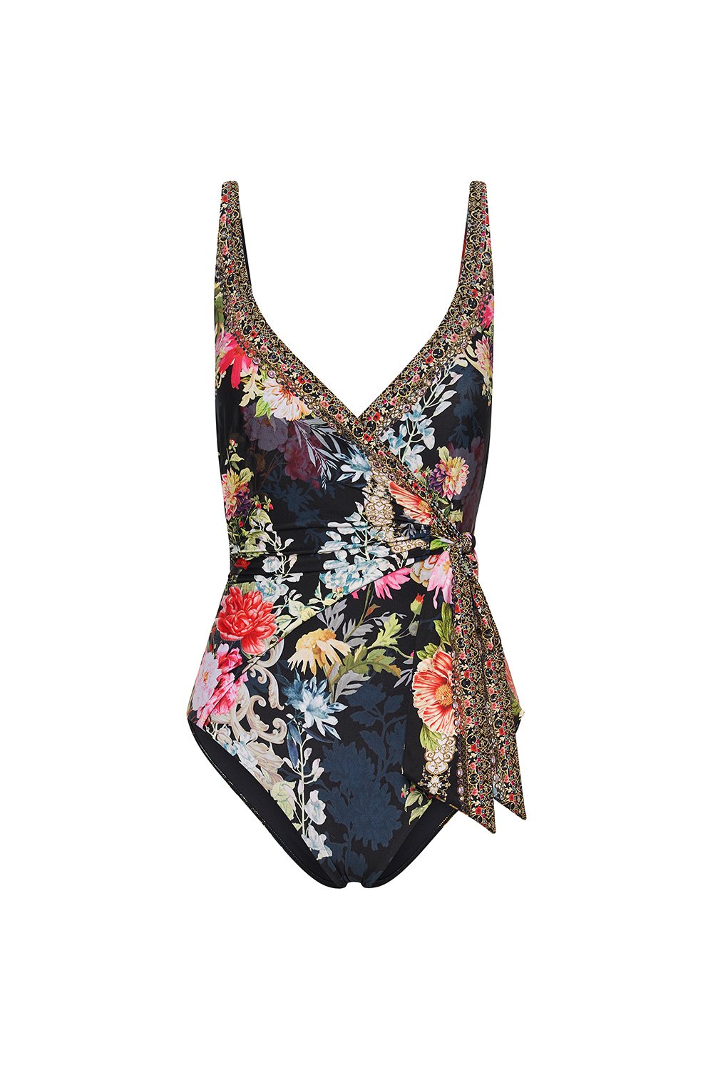 WRAP TIE ONE PIECE HAMPTON HIVE