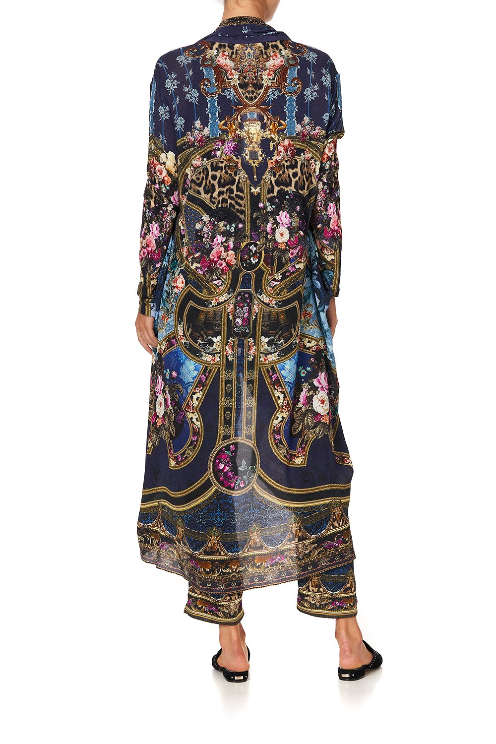 LONG CASUAL JACKET WITH POCKETS FIELDS OF TREASURE