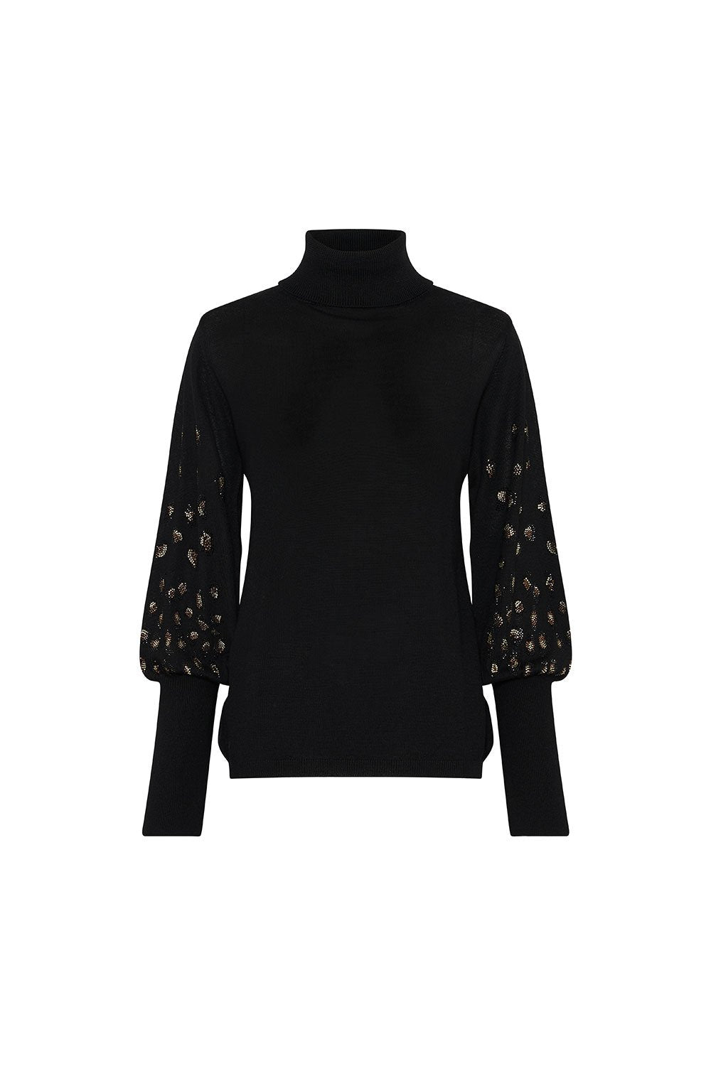 GATHERED CUFF FITTED KNIT ABINGDON PALACE