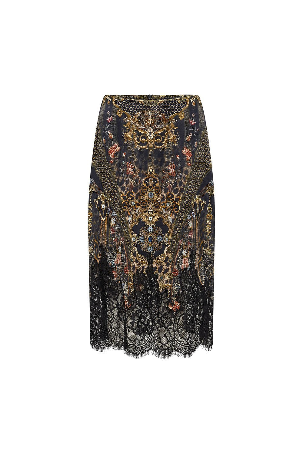 SLIP MIDI SKIRT ABINGDON PALACE