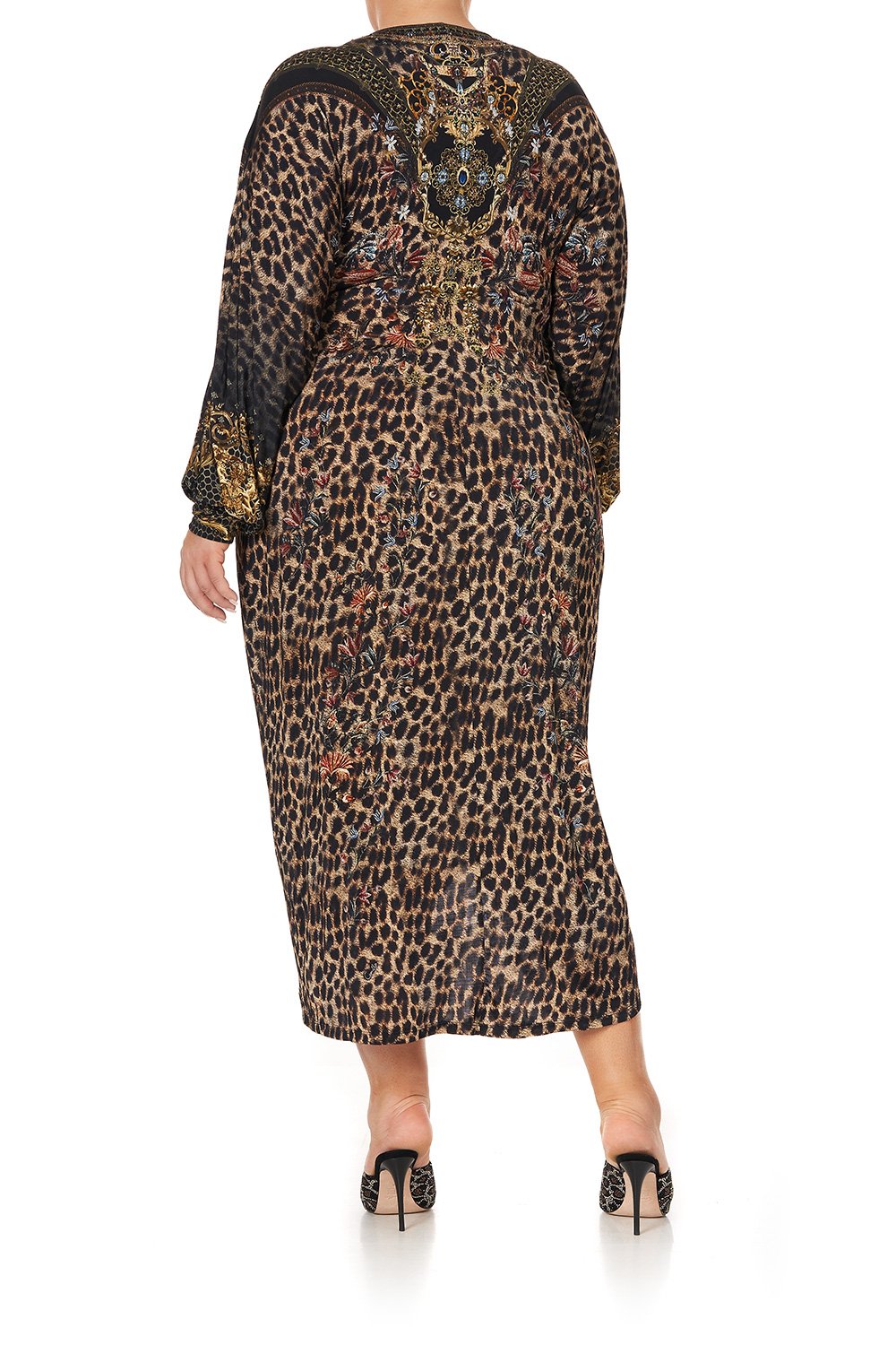 LONG SPLIT FRONT TWIST DRESS ABINGDON PALACE