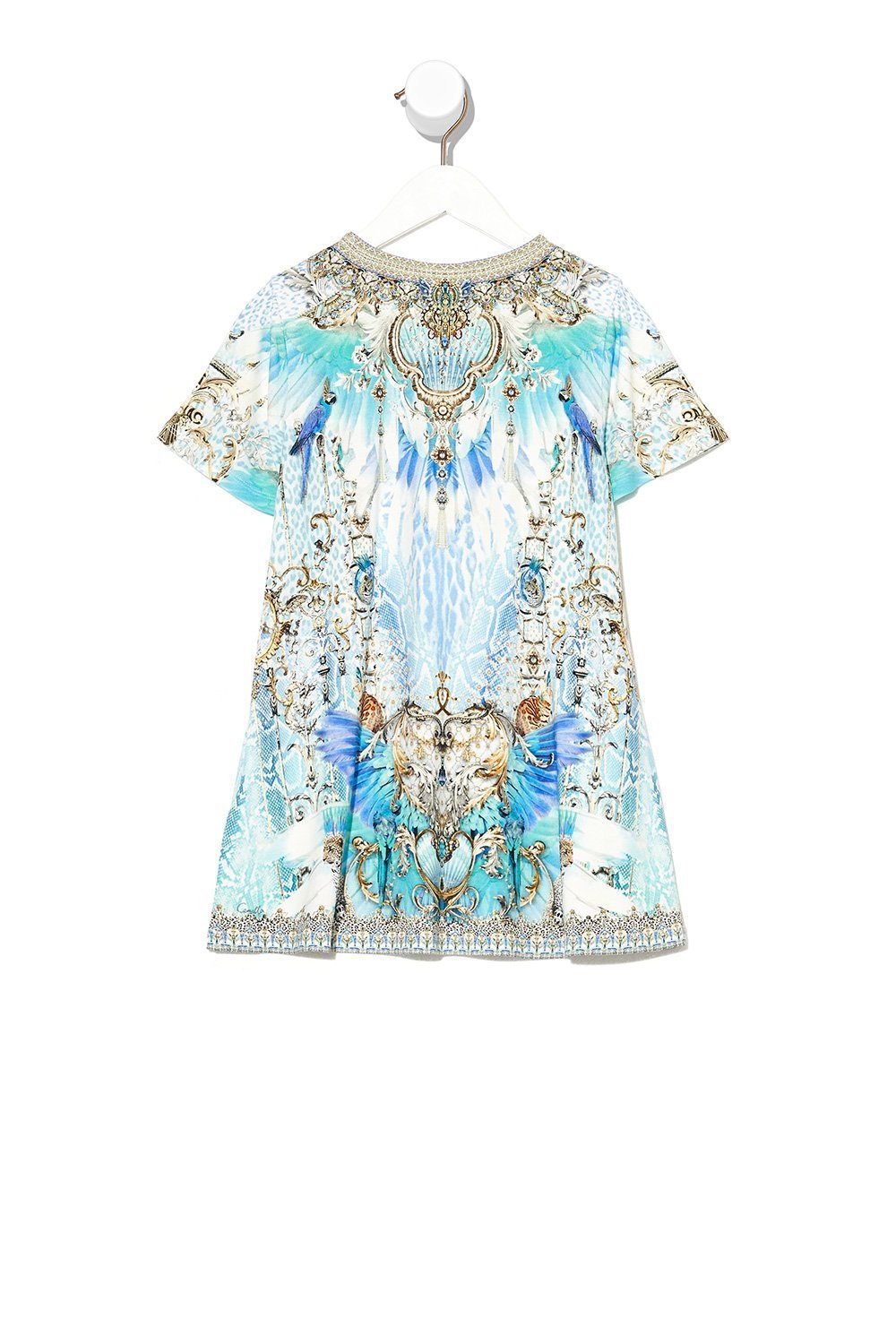 KIDS TSHIRT DRESS WITH FLARE HEM 12-14 GATSBYS GIRL