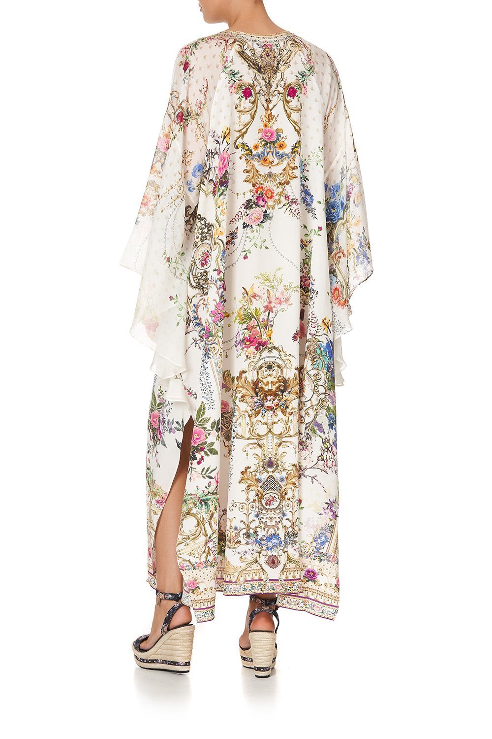 LONG RAGLAN SLEEVE FLARED KAFTAN BY THE MEADOW