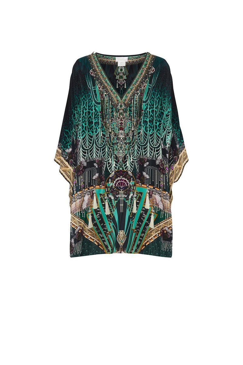 SPLIT HEM LACE UP KAFTAN FITZGERALDS FLAPPER