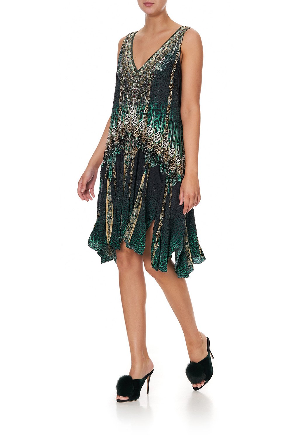 DROPPED WAIST PANELLED DRESS FITZGERALDS FLAPPER