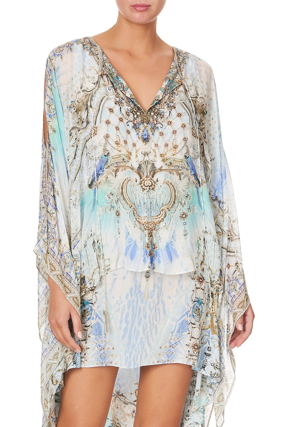 LONG SHEER OVERLAY DRESS GATSBYS GIRL