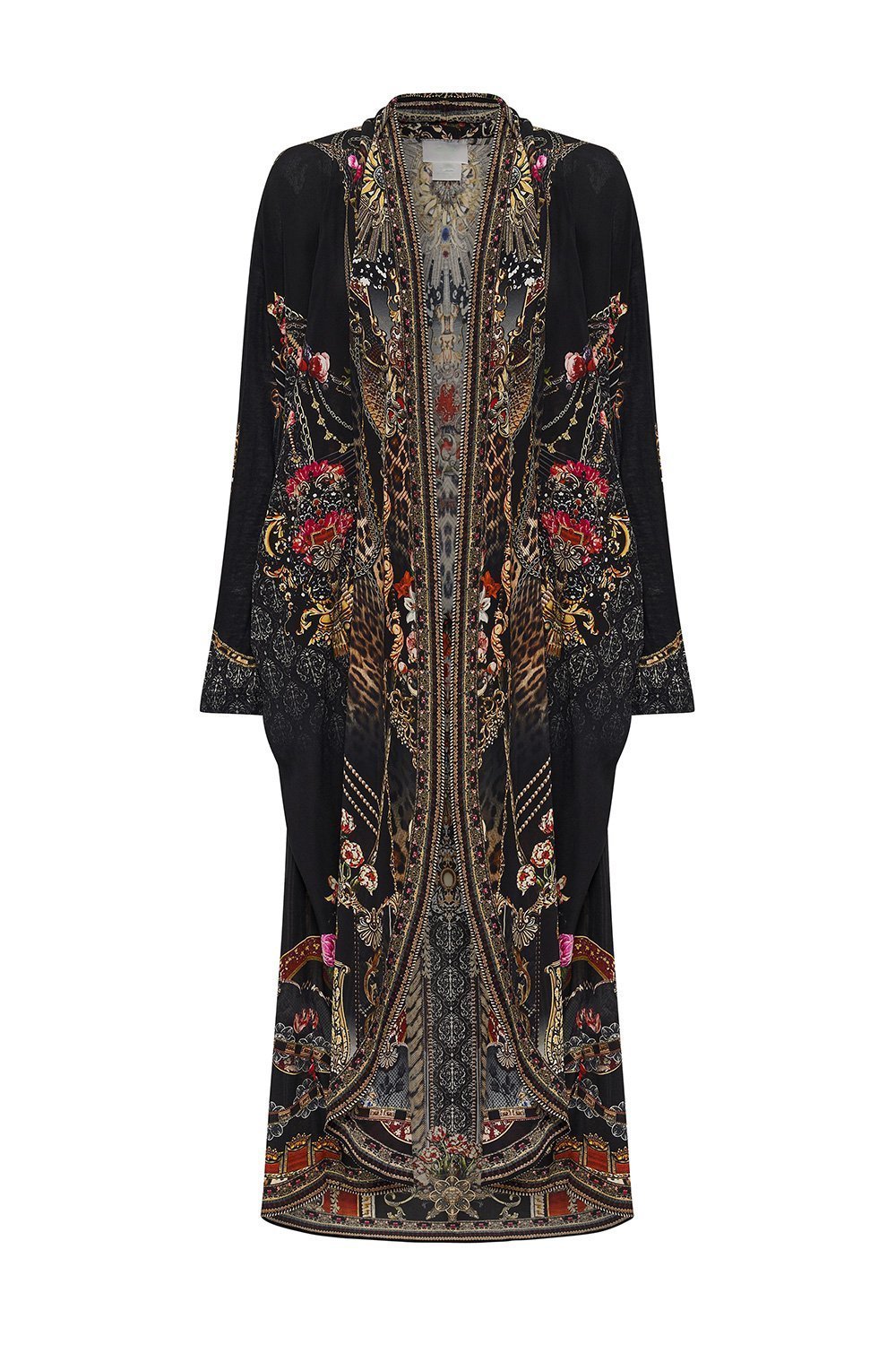 LONG CASUAL JACKET WITH POCKETS GOTHIC GODDESS