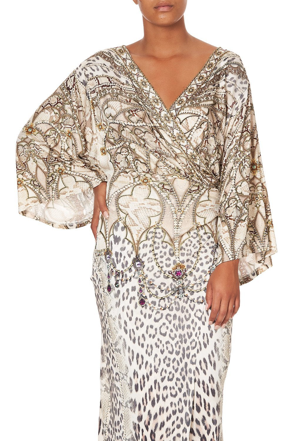 DRAPED WRAP DRESS ALL IS NOUVEAU