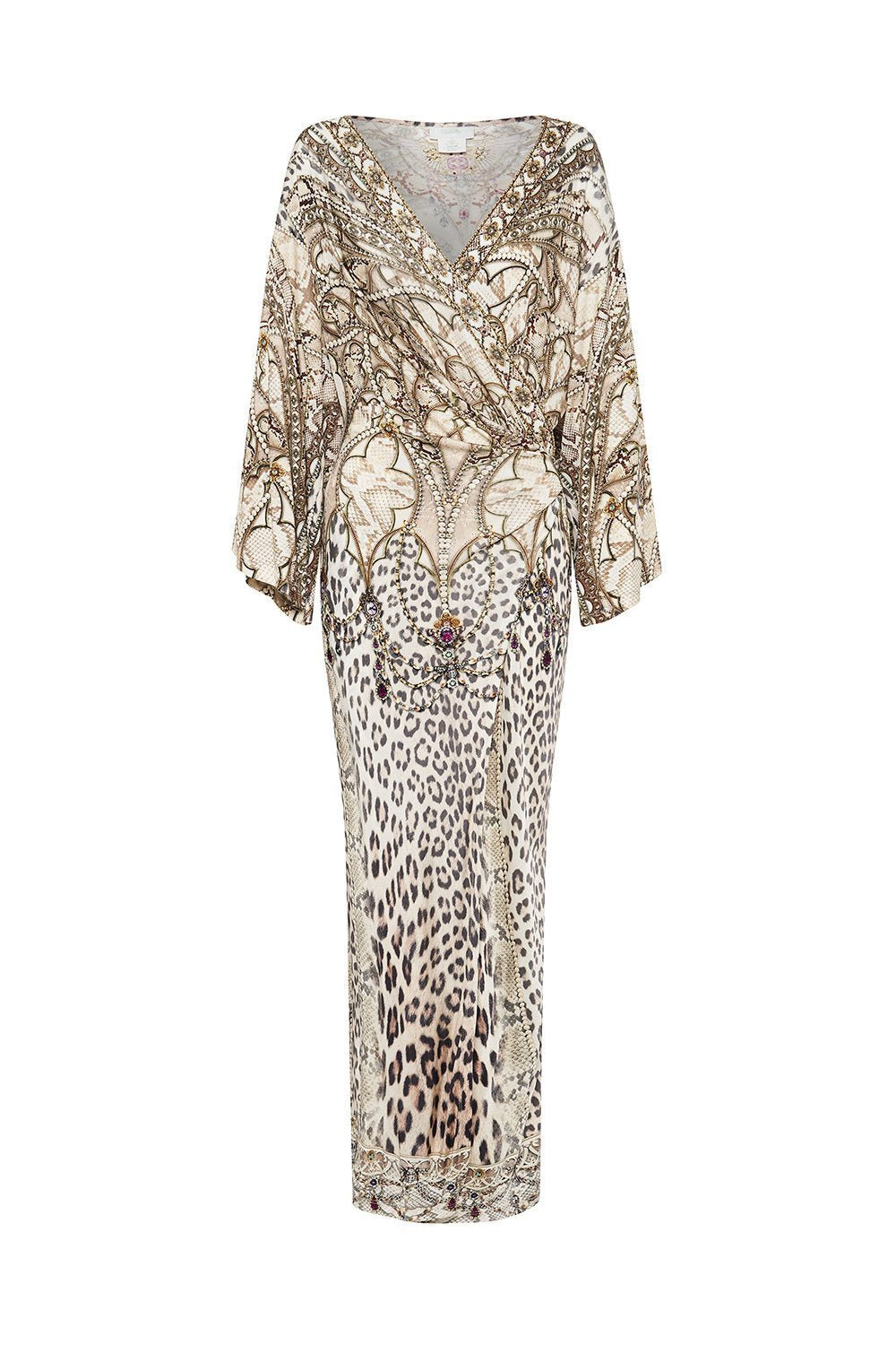 DRAPED WRAP DRESS ALL IS NOUVEAU