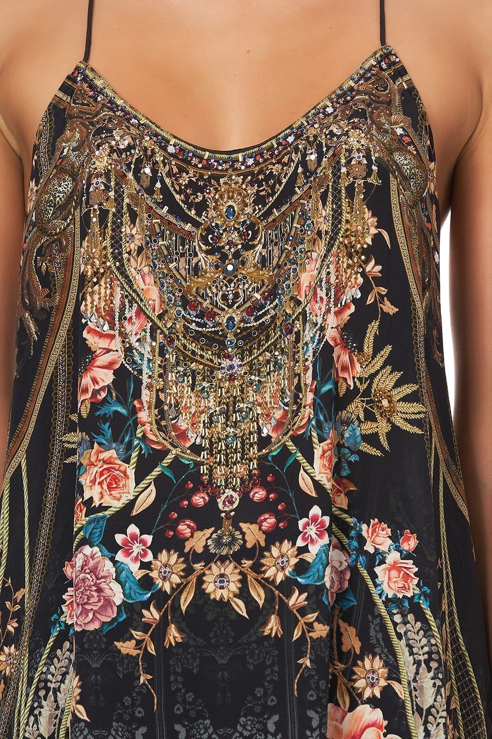 T BACK SHOESTRING TOP BELLE OF THE BAROQUE