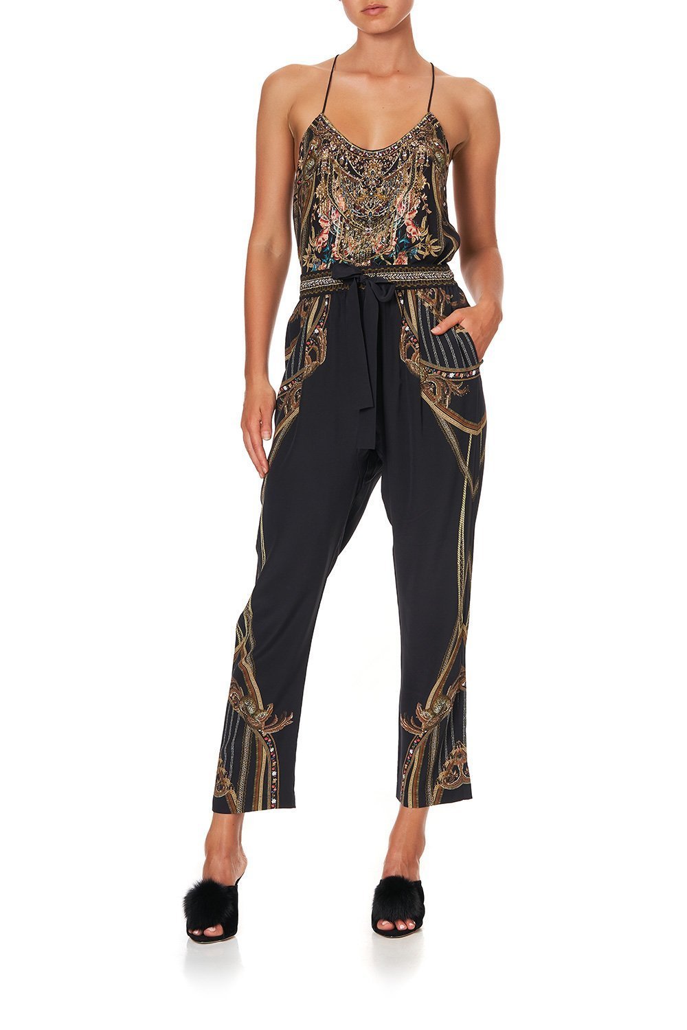 DROP CROTCH SLIM LEG PANT BELLE OF THE BAROQUE