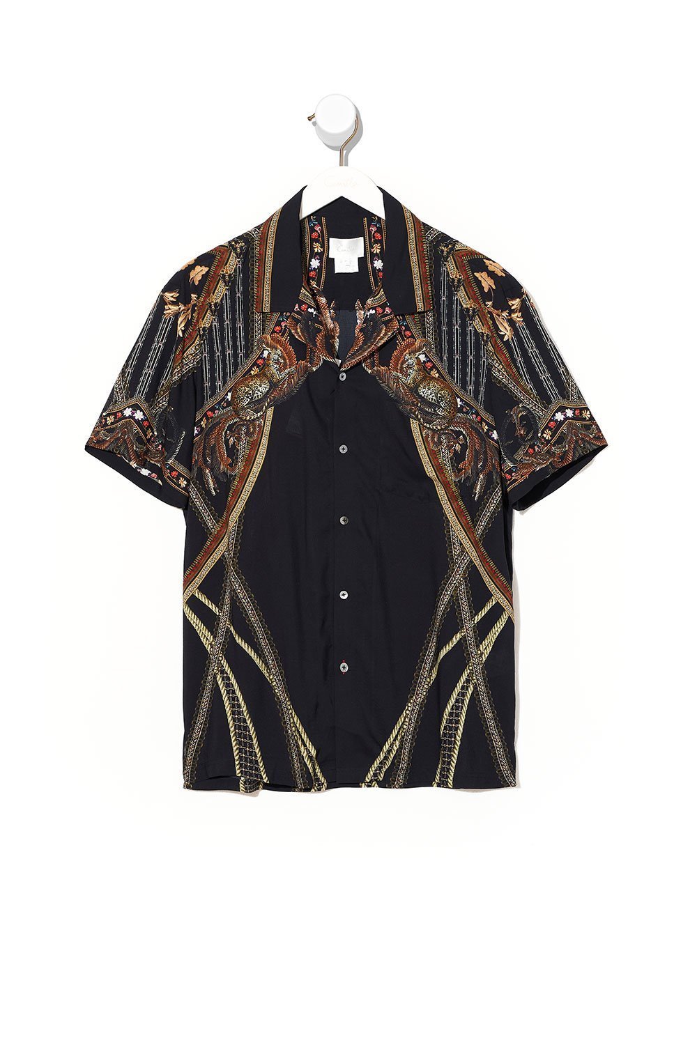 SHORT SLEEVE CAMP COLLARED SHIRT BELLE OF THE BAROQUE