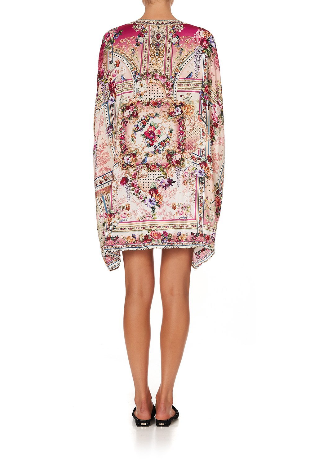 SHORT KAFTAN WITH CUFF SUMMONED BY A ROSE
