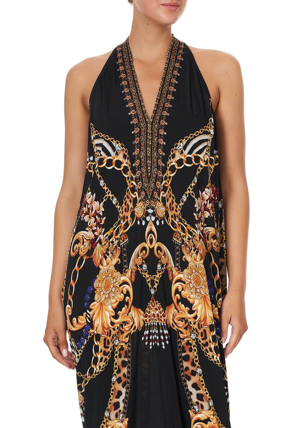 SIDE COWL JERSEY DRESS A NIGHT IN THE 90S